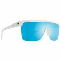 Lunettes De Soleil Spy Flynn 50/50 Matte White Happy Boost Bronze Polar Ice Blue Spectra Mirror