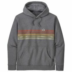 Sweat Patagonia M's Line Logo Ridge Stripe Uprisal Hoody Gravel Heather