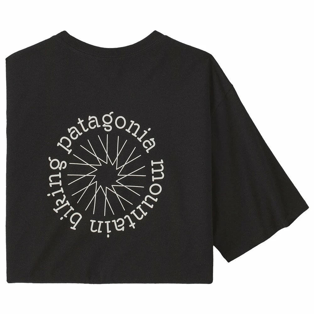 Tee-shirt Patagonia M's Spoke Stencil Responsibili-Tee Ink Black 3 Tee-shirt Patagonia M's Spoke Stencil Responsibili-Tee Ink Black
