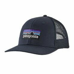 Casquette Patagonia P-6 Logo Lopro Trucker Hat Navy Blue