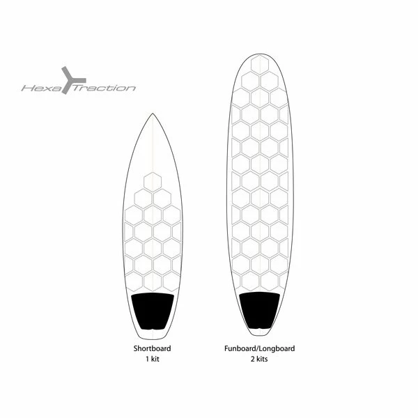 Pad Surf Rail Saver Pro Pad HexaTractRSPro Board Grip & Tract- Camo 6 Pad Surf Rail Saver Pro Pad HexaTractRSPro Board Grip & Tract- Camo – Image 4