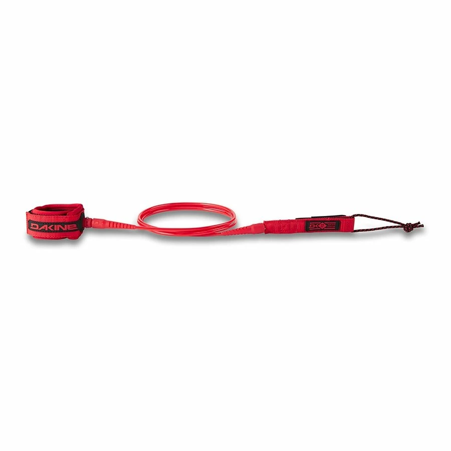 Leash Surf Dakine John John Florence Comp 3/16" - Red 3 Leash Surf Dakine John John Florence Comp 3/16" - Red