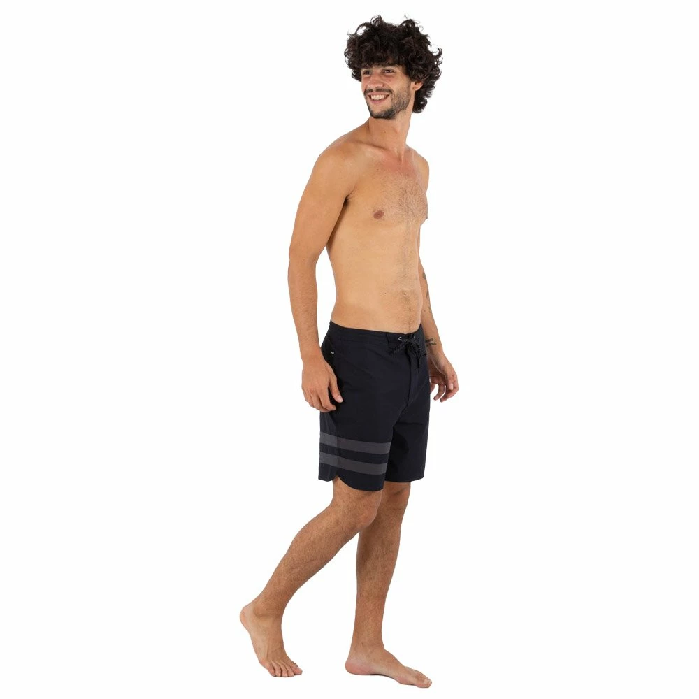 Boardshort Hurley Phantom+ Block Party Renegade 18" Black 7 Boardshort Hurley Phantom+ Block Party Renegade 18" Black – Image 5