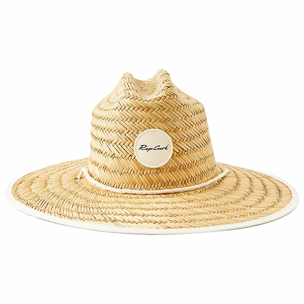 Chapeau Rip Curl Script Straw Sun Hat Natural Black 5 Chapeau Rip Curl Script Straw Sun Hat Natural Black – Image 3