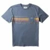 Tee-shirt Vissla Fist Bump SS PKT - Strong Blue Heather