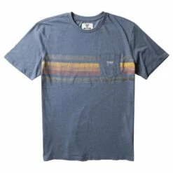 Tee-shirt Vissla Fist Bump SS PKT - Strong Blue Heather