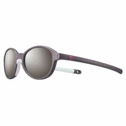Lunettes De Soleil Julbo Frisbee Aubergine Gris Clair Spectron 3+ Silver Flash