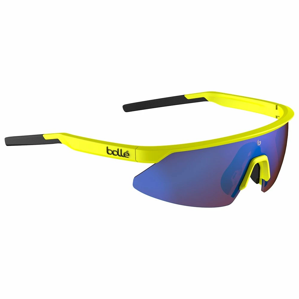 Lunettes De Soleil Bolle Micro Edge Acid Yellow Matte Brown Blue 3 Lunettes De Soleil Bolle Micro Edge Acid Yellow Matte Brown Blue