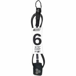 Leash Surf Channel Islands Channels Island Comp 6' 3/16" - Black