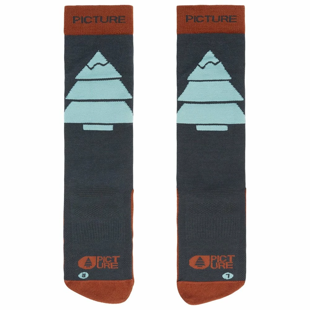 Chaussettes Picture Wooling Ski Socks China Blue Camel 5 Chaussettes Picture Wooling Ski Socks China Blue Camel – Image 3