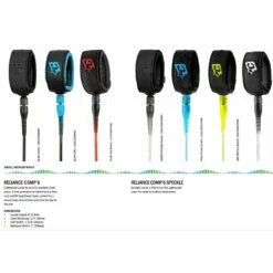 Leash Surf Creatures Of Leisure Relliance Comp - Black / Cyan - 6'0" / 183 Cm -Surfen Geschäft 96aec97bdc9c223b41c349a29d00e5ce417b3779 E22CREAWAT85059 CRTR0075837 1