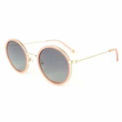 Lunettes De Soleil Binocle Eyewear Amsterdam Gold Pink Grey Polarized