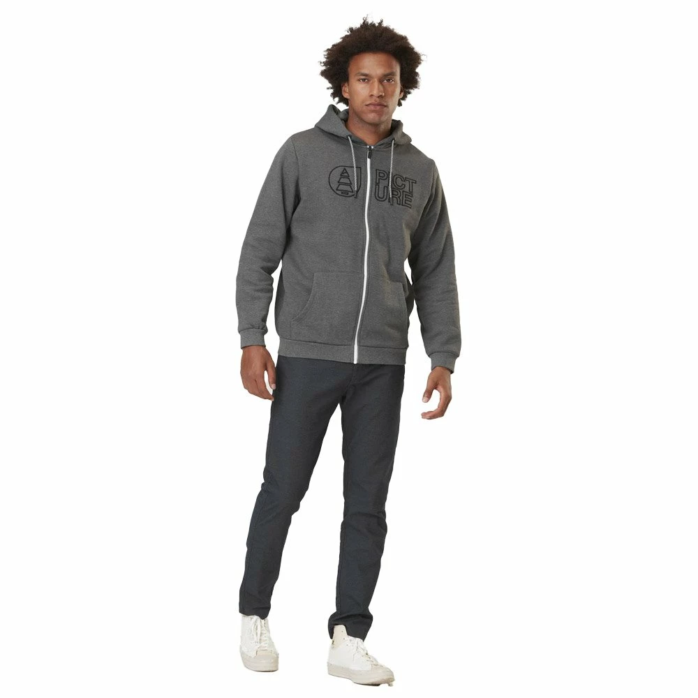 Sweat Picture Basement Zip Hoodie Dark Grey Melange 5 Sweat Picture Basement Zip Hoodie Dark Grey Melange – Image 3