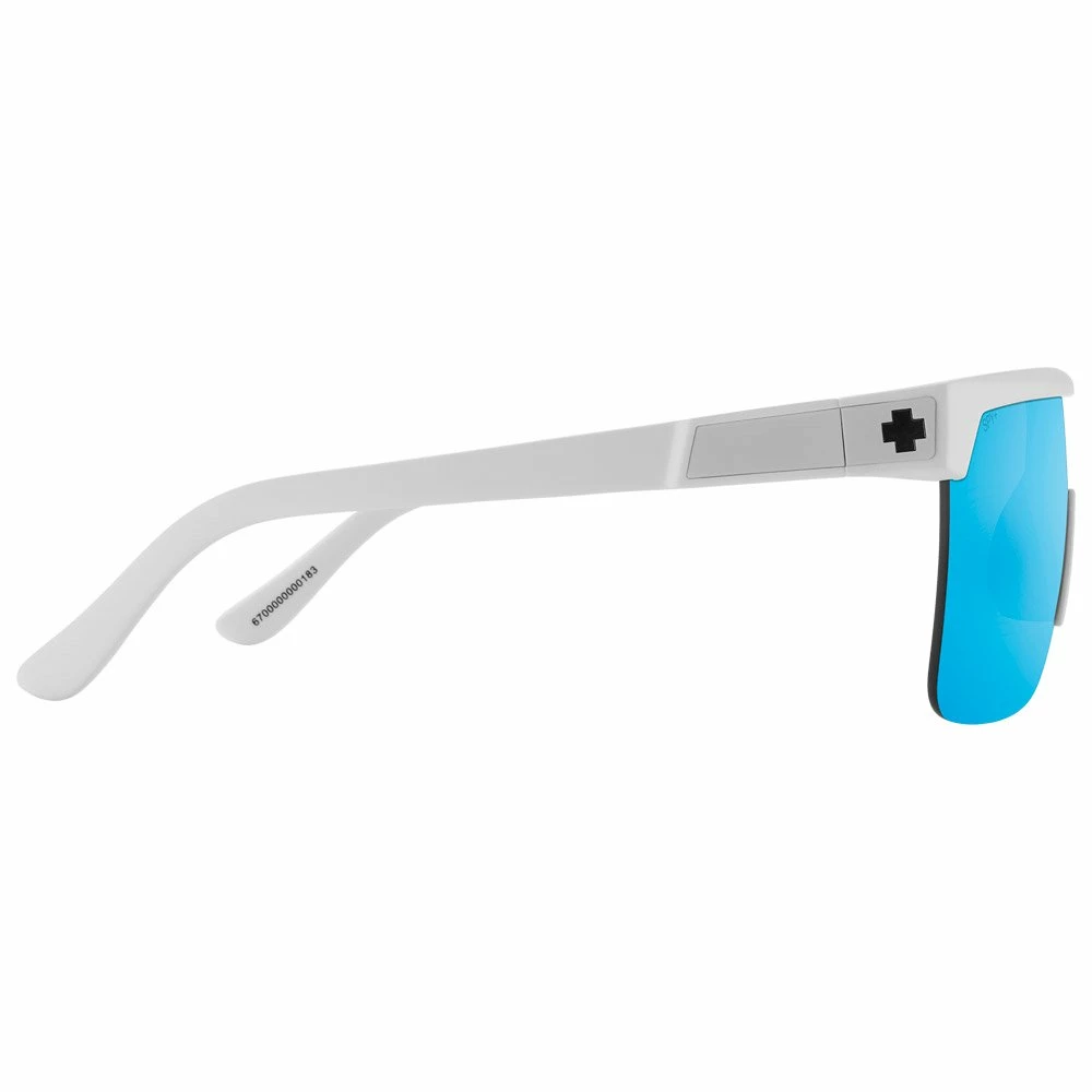 Lunettes De Soleil Spy Flynn 50/50 Matte White Happy Boost Bronze Polar Ice Blue Spectra Mirror 4 Lunettes De Soleil Spy Flynn 50/50 Matte White Happy Boost Bronze Polar Ice Blue Spectra Mirror – Image 2
