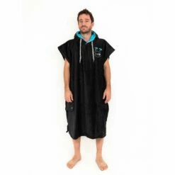 Poncho Surf All-In Classic Flash Line - Black Turquoise