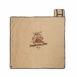 Serviettes Plage All-In Tapis De Pique-nique All In Grand Format Sweet Mat High Surf / Yellow