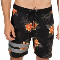 Boardshort Hurley Phantom Block Party 18" - Black