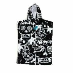 Poncho Surf Creatures Of Leisure Grom - Black / White