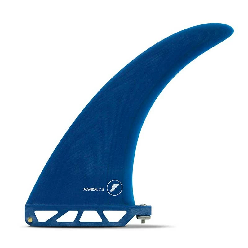 Ailerons Longboard Futures Fins - Dérive Longboard 7.5" Admiral Navy 3 Ailerons Longboard Futures Fins - Dérive Longboard 7.5" Admiral Navy