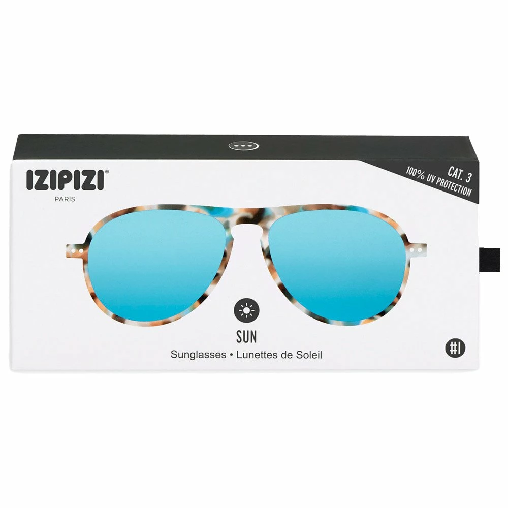 Lunettes De Soleil Izipizi Sun #I Blue Tortoise Soft Blue Mirror 5 Lunettes De Soleil Izipizi Sun #I Blue Tortoise Soft Blue Mirror – Image 3