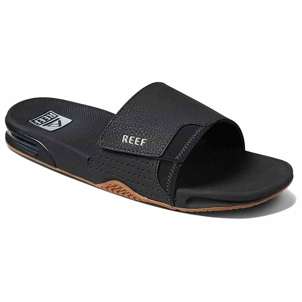 Claquettes Reef Fanning Slide Black/Silver 6 Claquettes Reef Fanning Slide Black/Silver – Image 4