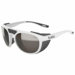 Lunettes De Soleil Bolle Adventurer White Matte Solace4 Brown Gun