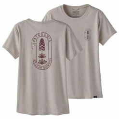 Tee-shirt Patagonia Capilene Cool Daily Graphic Shirt Lands Clean Climb Bloom Pumice X-Dye -Surfen Geschäft a91b14c85719ac162b09f034871064bd58a5992c E23PATATEH3366545 901