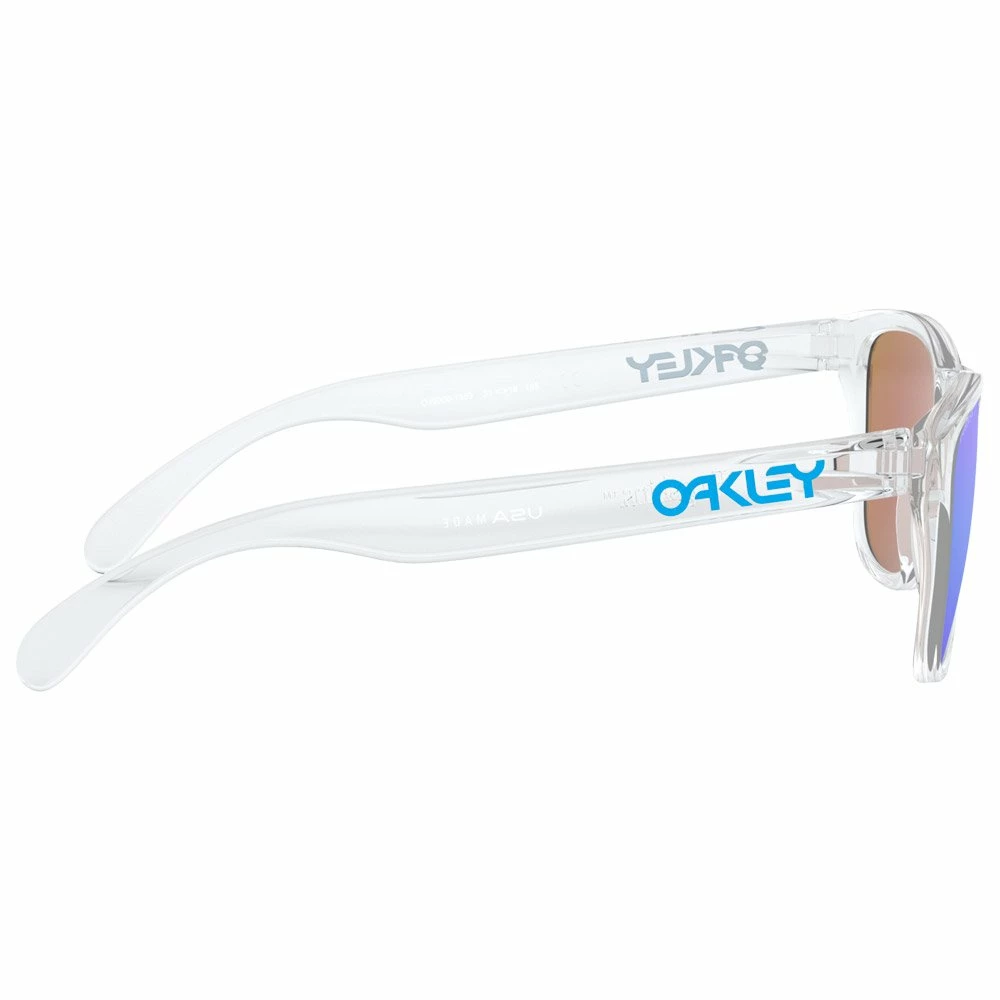 Lunettes De Soleil Oakley Frogskins Xs Polished Clear Prizm Sapphire 11 Lunettes De Soleil Oakley Frogskins Xs Polished Clear Prizm Sapphire – Image 9