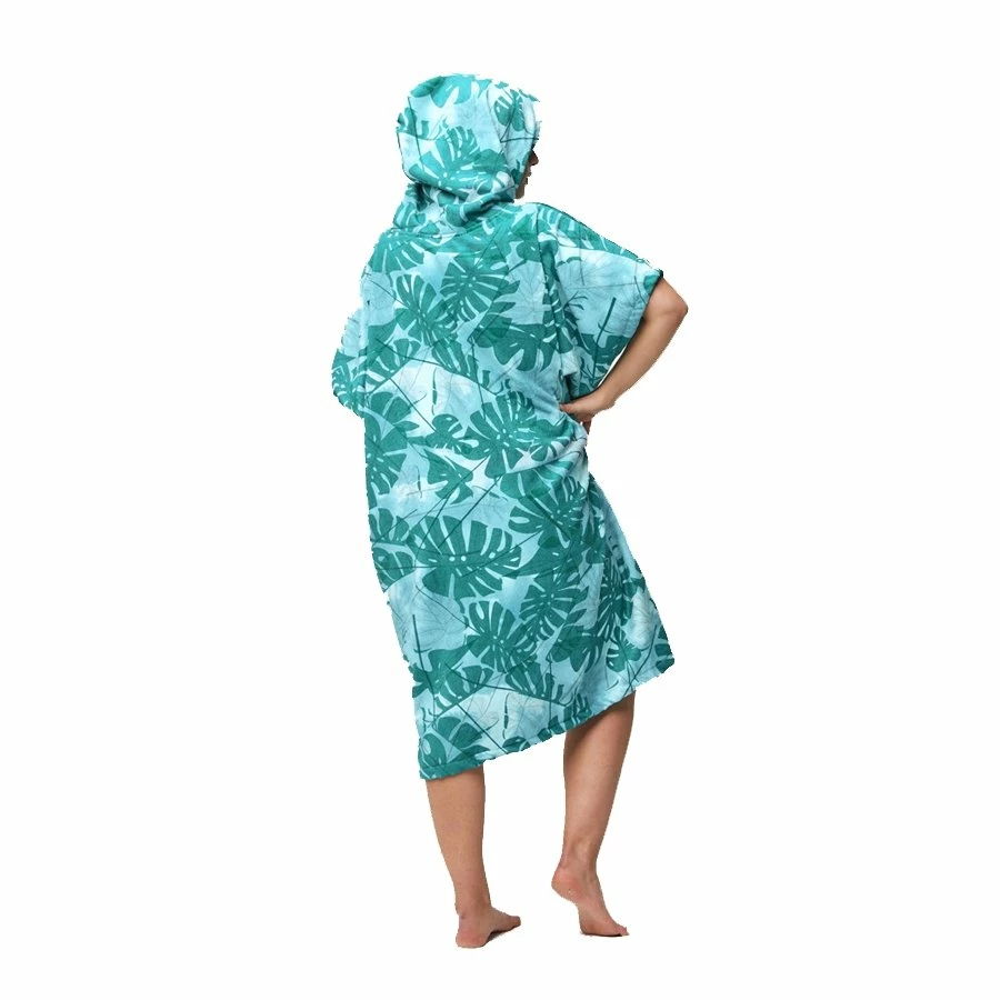 Poncho Surf After Essentials Big Leaves - Green 10 Poncho Surf After Essentials Big Leaves - Green – Image 8