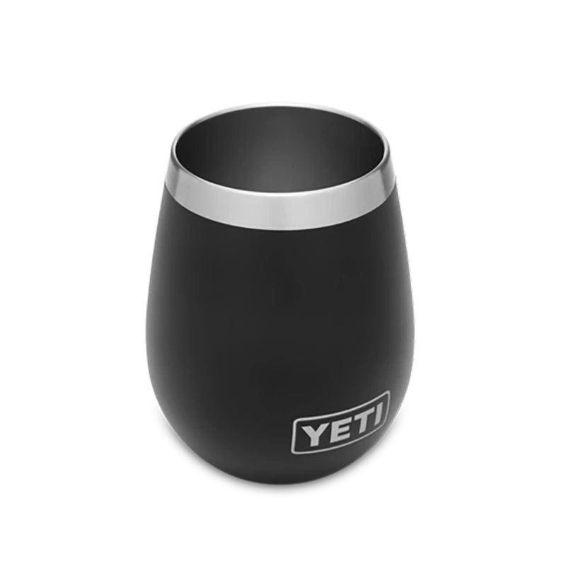 Verre Yeti Rambler 10 Oz Wine Tumbler Black 4 Verre Yeti Rambler 10 Oz Wine Tumbler Black – Image 2