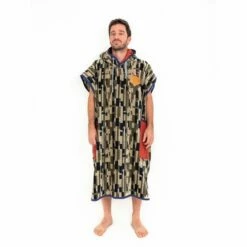 Poncho Surf All-In Classic Jacquard - Beige