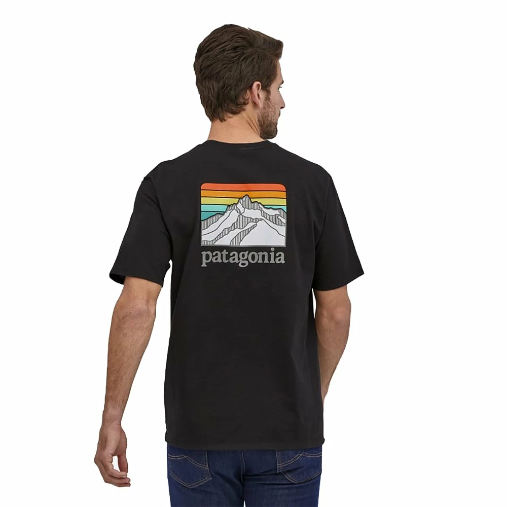 Tee-shirt Patagonia Line Logo Ridge Pocket Responsibili-Tee® 2021 4 Tee-shirt Patagonia Line Logo Ridge Pocket Responsibili-Tee® 2021 – Image 2