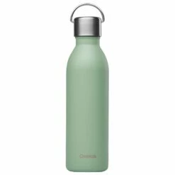 Gourde Qwetch Bouteille Isotherme Active 600ml Matt Vert Tilleul