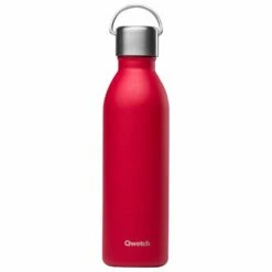 Gourde Qwetch Bouteille Isotherme Active 600ml Matt Grenat