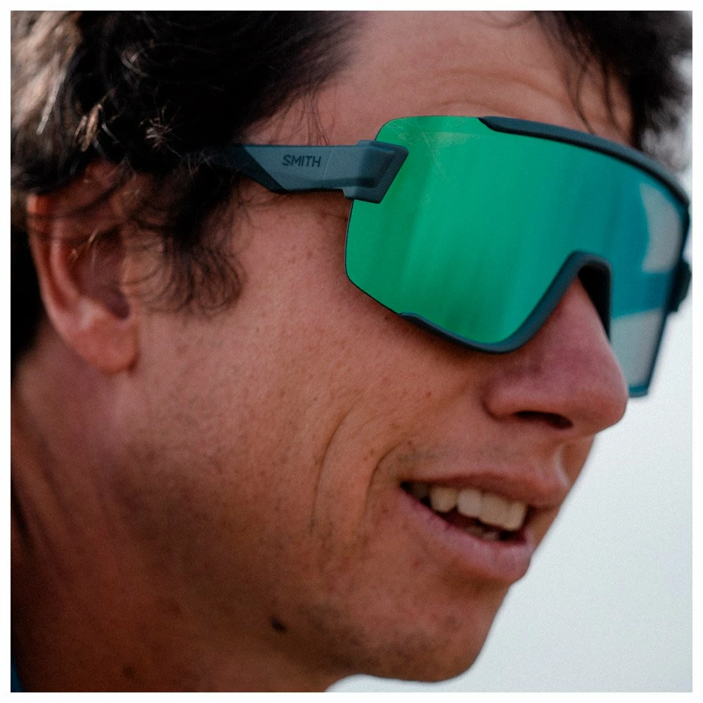 Lunettes De Soleil Smith Wildcat Matte Cement Chromapop Green Mirror 8 Lunettes De Soleil Smith Wildcat Matte Cement Chromapop Green Mirror – Image 6