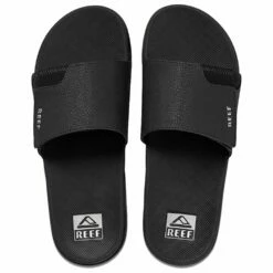 Claquettes Reef Fanning Slide Black/Silver