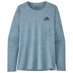 Tee-shirt Patagonia Cap Cool Daily Graphic Skyline Stencil Steam Blue X-Dye