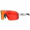 Lunettes De Soleil AZR Sky Rx Blanc Mat Multicouche Rouge