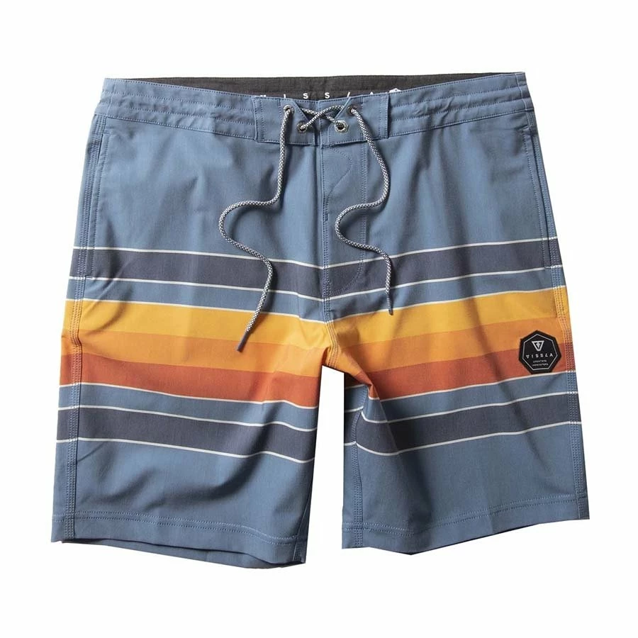 Boardshort Vissla Fist Bump Ecolastic 18.5"- Harbor Blue 3 Boardshort Vissla Fist Bump Ecolastic 18.5"- Harbor Blue