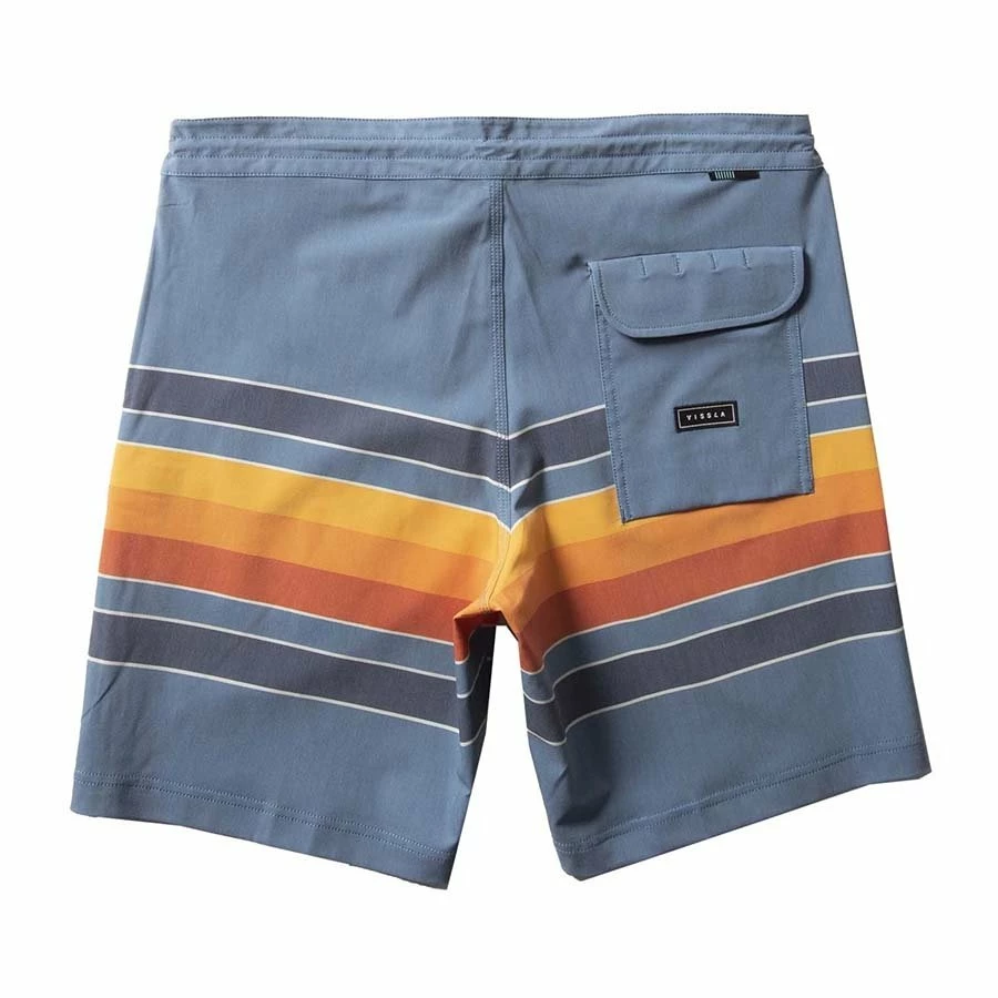 Boardshort Vissla Fist Bump Ecolastic 18.5"- Harbor Blue 4 Boardshort Vissla Fist Bump Ecolastic 18.5"- Harbor Blue – Image 2