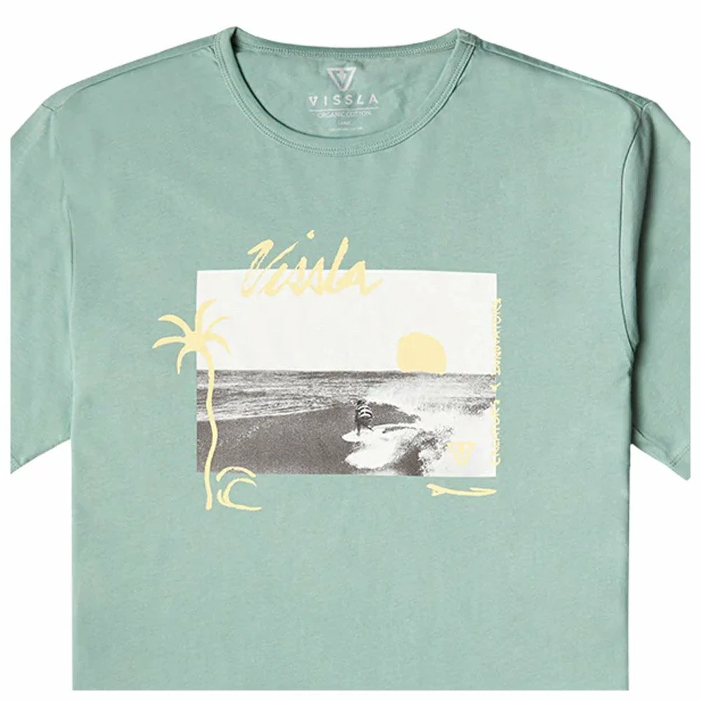 Tee-shirt Vissla Speed-In Jade 4 Tee-shirt Vissla Speed-In Jade – Image 2