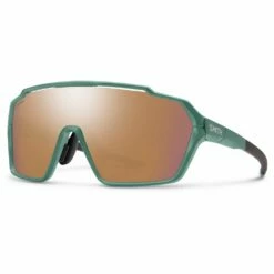 Lunettes De Soleil Smith Shift Mag Alpine Green Chromapop Rose Gold Mirror