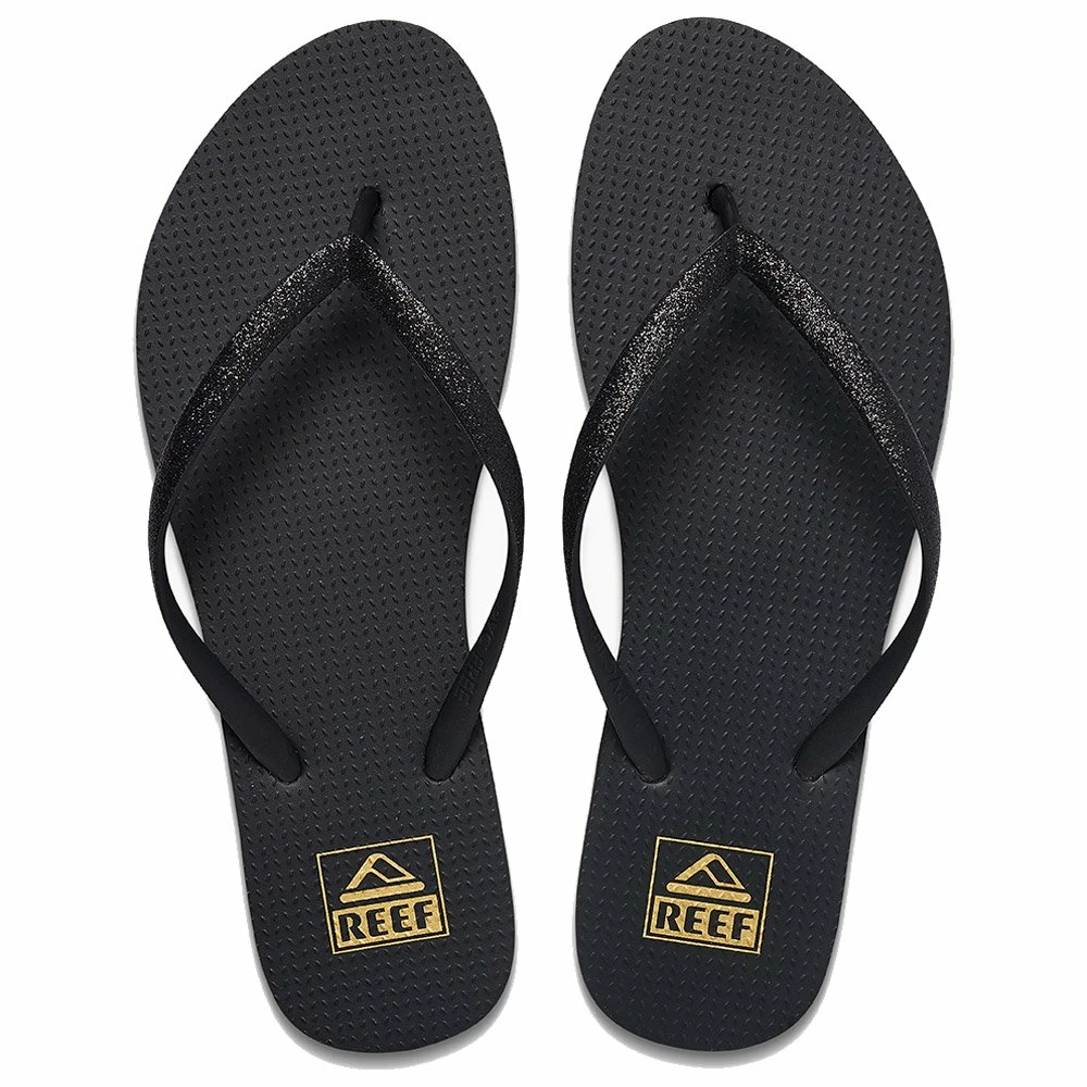 Tongs Reef Seaside Black Glitter 3 Tongs Reef Seaside Black Glitter