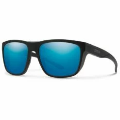 Lunettes De Soleil Smith Barra Matte Black Chromapop Polarized Blue Mirror