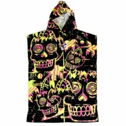 Poncho Surf Creatures Of Leisure Grom - Lime / Pink