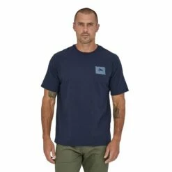 Tee-shirt Patagonia Fly The Flag Responsibili-Tee® - New Navy