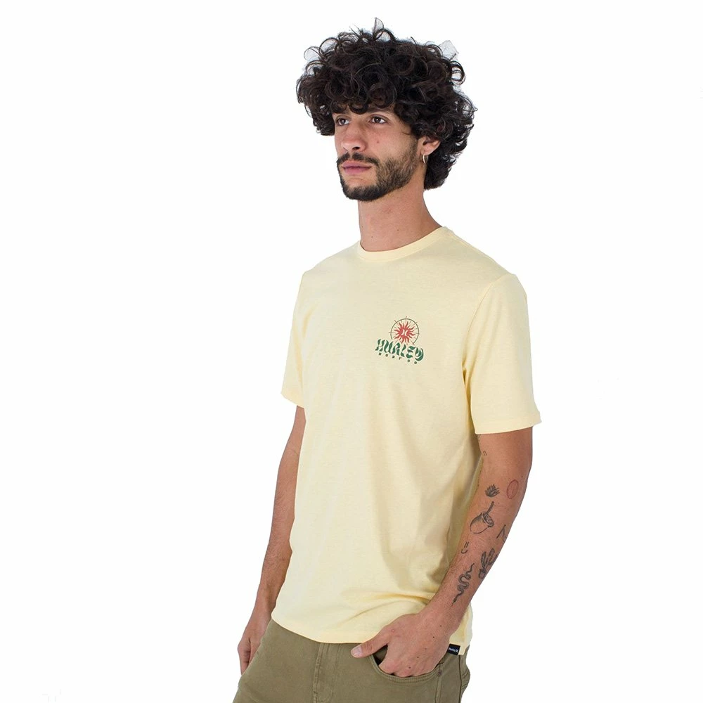 Tee-shirt Hurley Everyday Explore Cosmic Groove Eggshell 3 Tee-shirt Hurley Everyday Explore Cosmic Groove Eggshell
