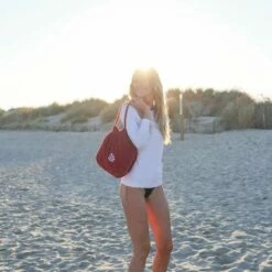 Serviettes Plage Saint-Jacques Avec Sac Intégré - Blue / Red -Surfen Geschäft c72b4b710f9dd31f0a43f7c180cc4a26ce629bb9 E21SAINWAT77184 STJQ0090197 3