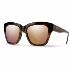 Lunettes De Soleil Smith Sway Tortoise Chromapop Polarized Rose Gold Mirror