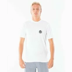 Tee-shirt Rip Curl UV Wettie Logo S/SL - White